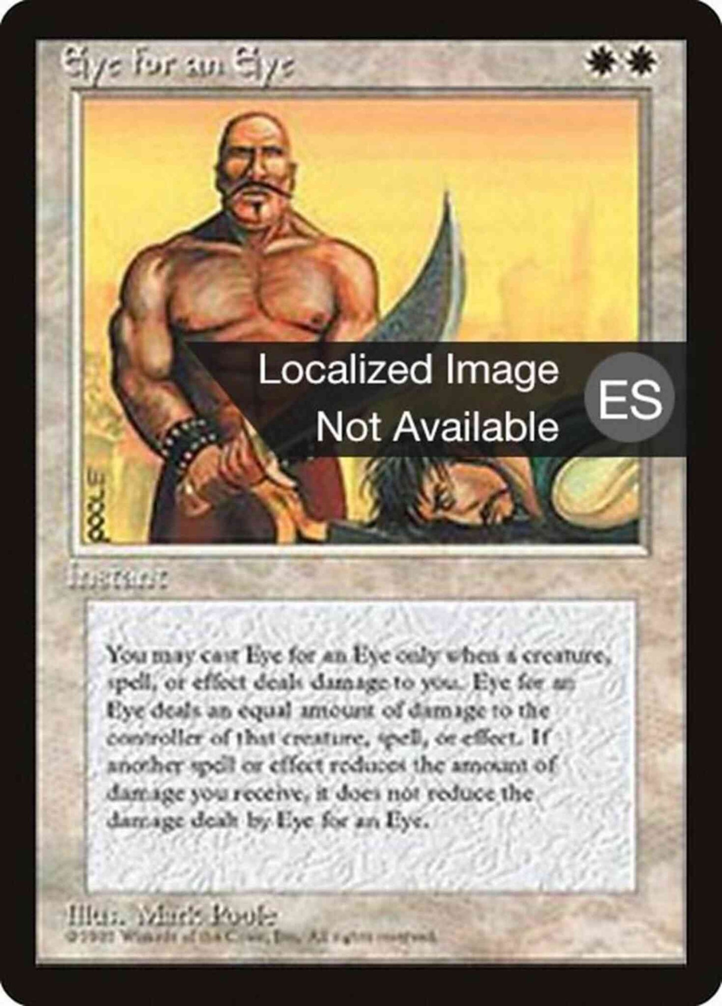 Eye for an Eye - Chinese [25] [Fourth Edition Black Border: Chinese] [Non-Foil]