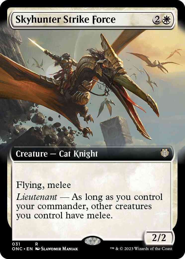 Skyhunter Strike Force [31] [Extended Art] [Phyrexia: All Will Be One: Commander] [Non-Foil]