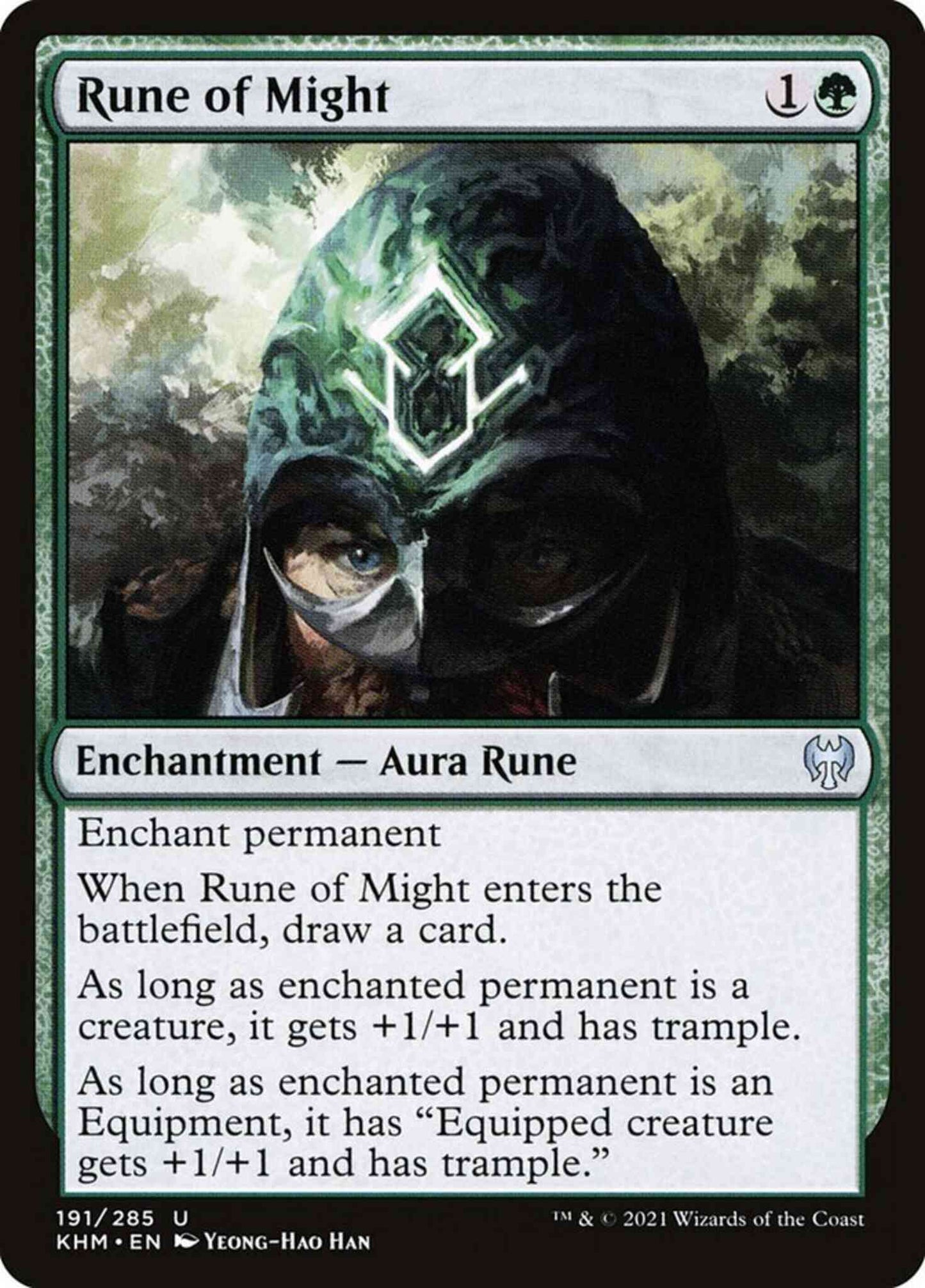 Rune of Might [191] [Kaldheim] [Non-Foil]