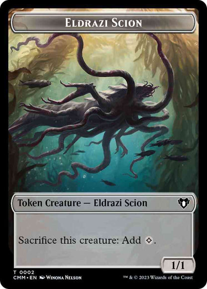 Eldrazi Scion Token (02) // Spider Token (36) [Commander Masters: Tokens] [Non-Foil]