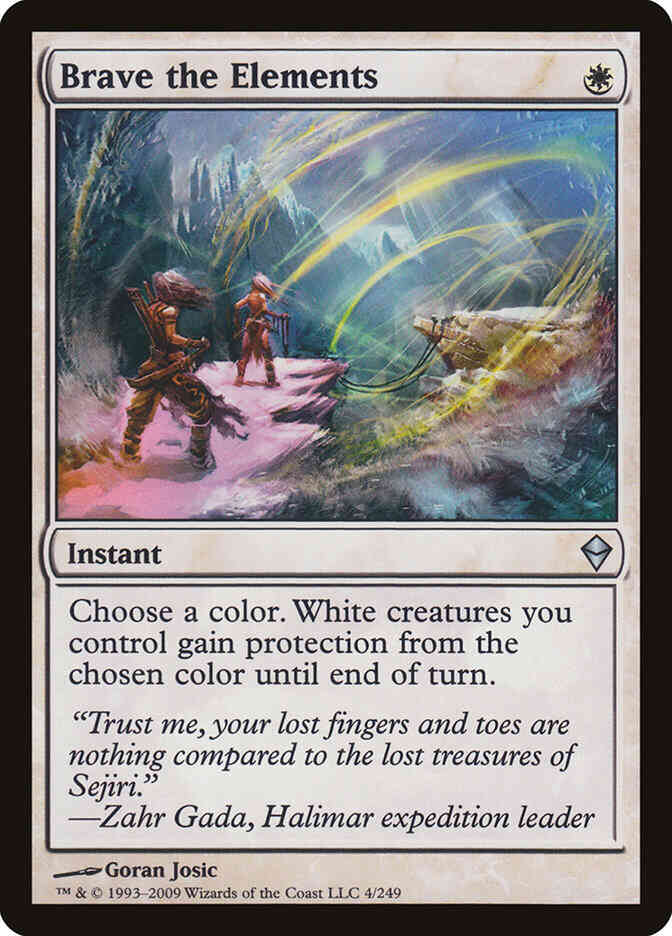 Brave the Elements [4] [Zendikar] [Non-Foil]