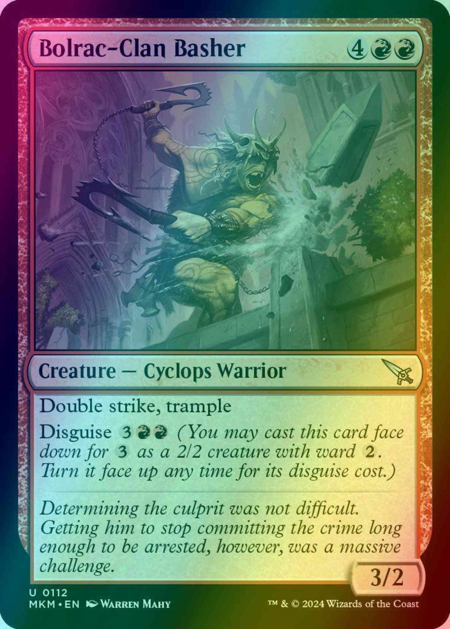 Bolrac-Clan Basher [112] [Murders at Karlov Manor] [Foil]