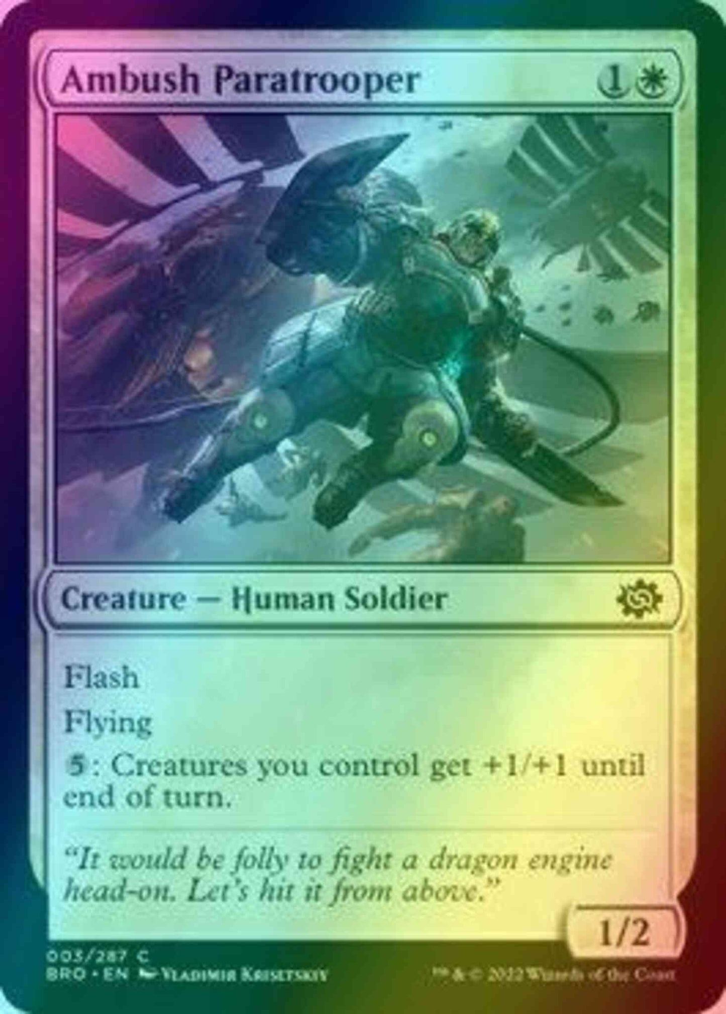 Ambush Paratrooper [3] [The Brothers' War] [Foil]