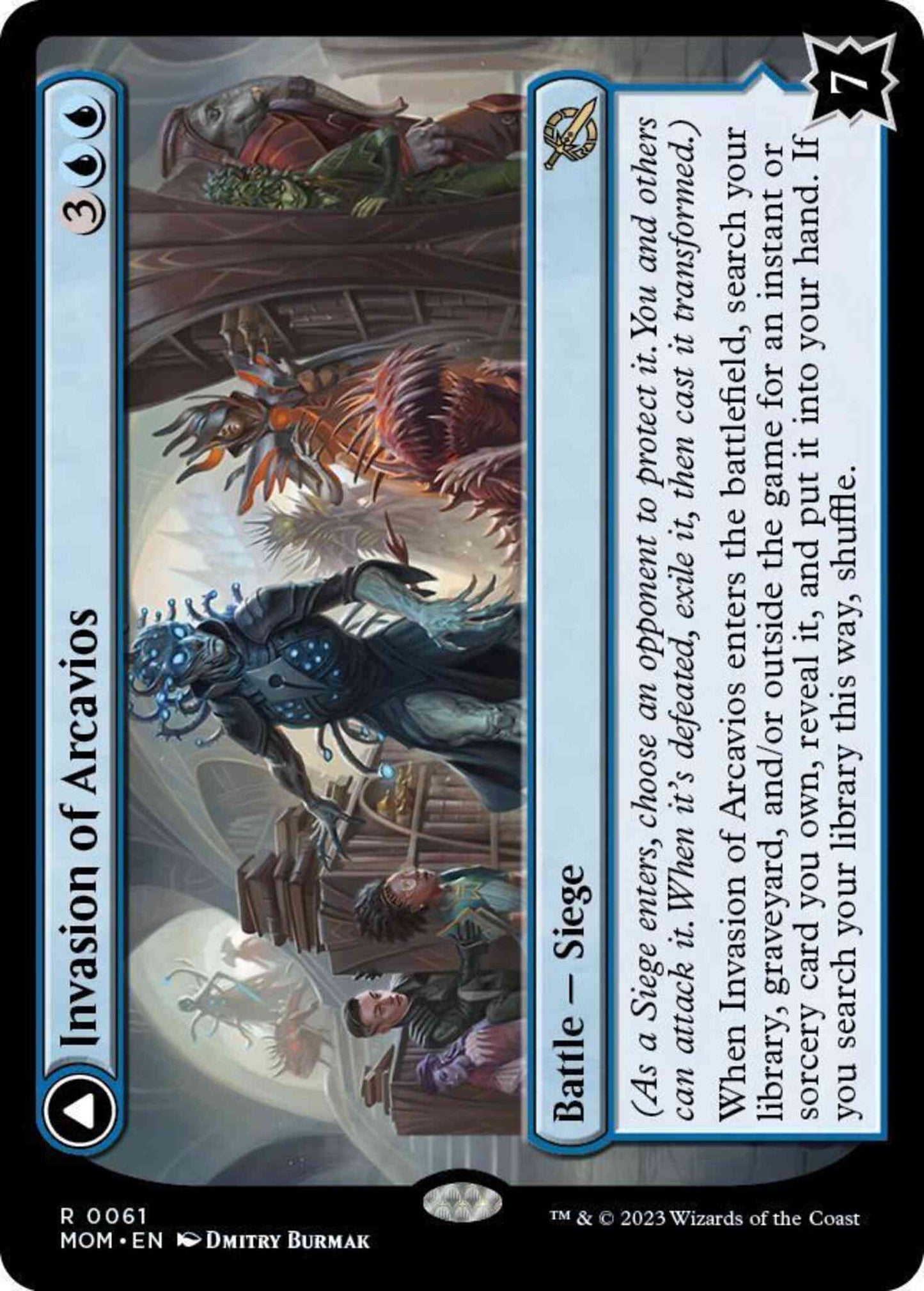 Invasion of Arcavios // Invocation of the Founders [61] [March of the Machine] [Non-Foil]