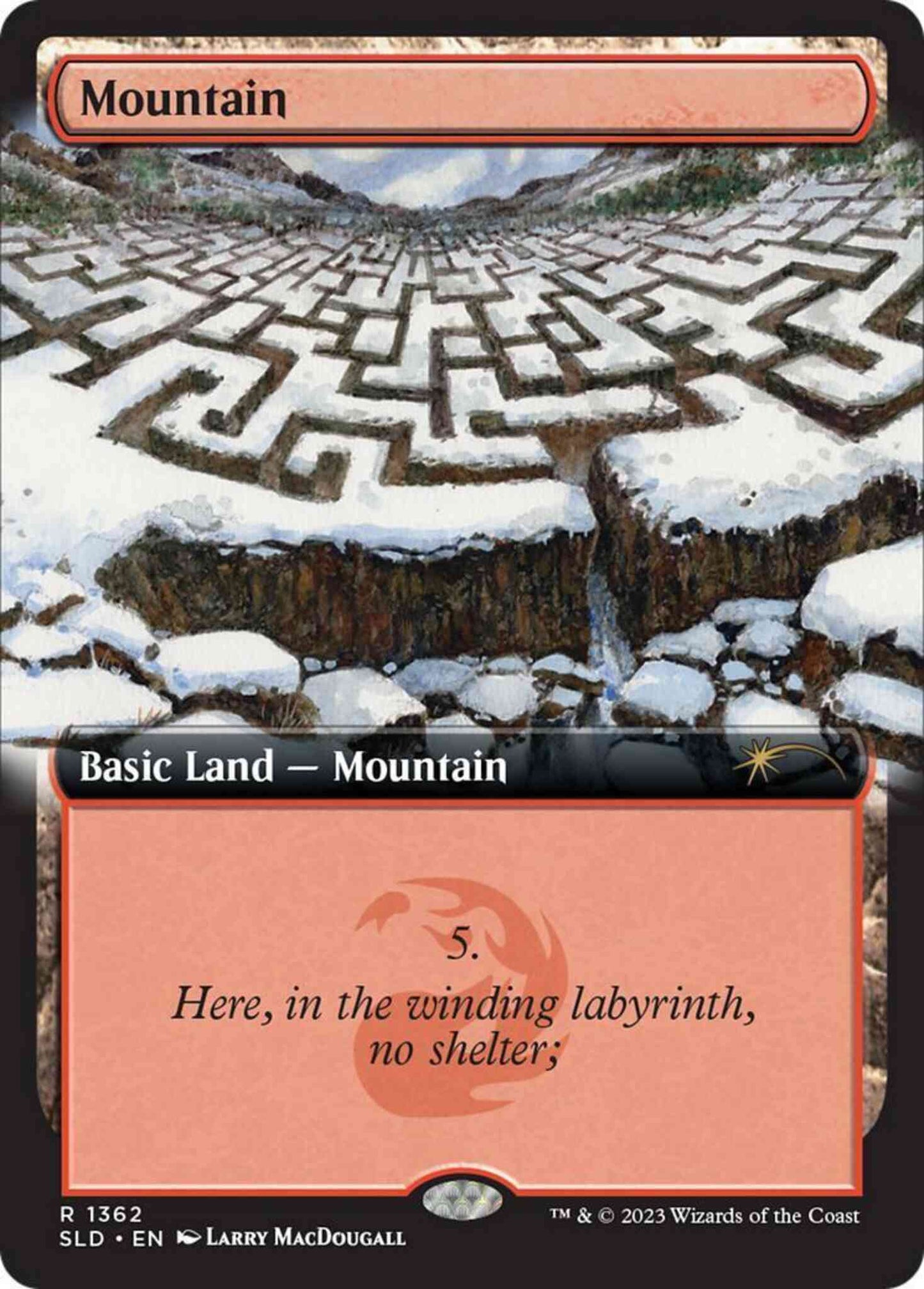 Mountain [1362] [Extended Art] [The Mountain Goats] [Secret Lair Drop] [Non-Foil]