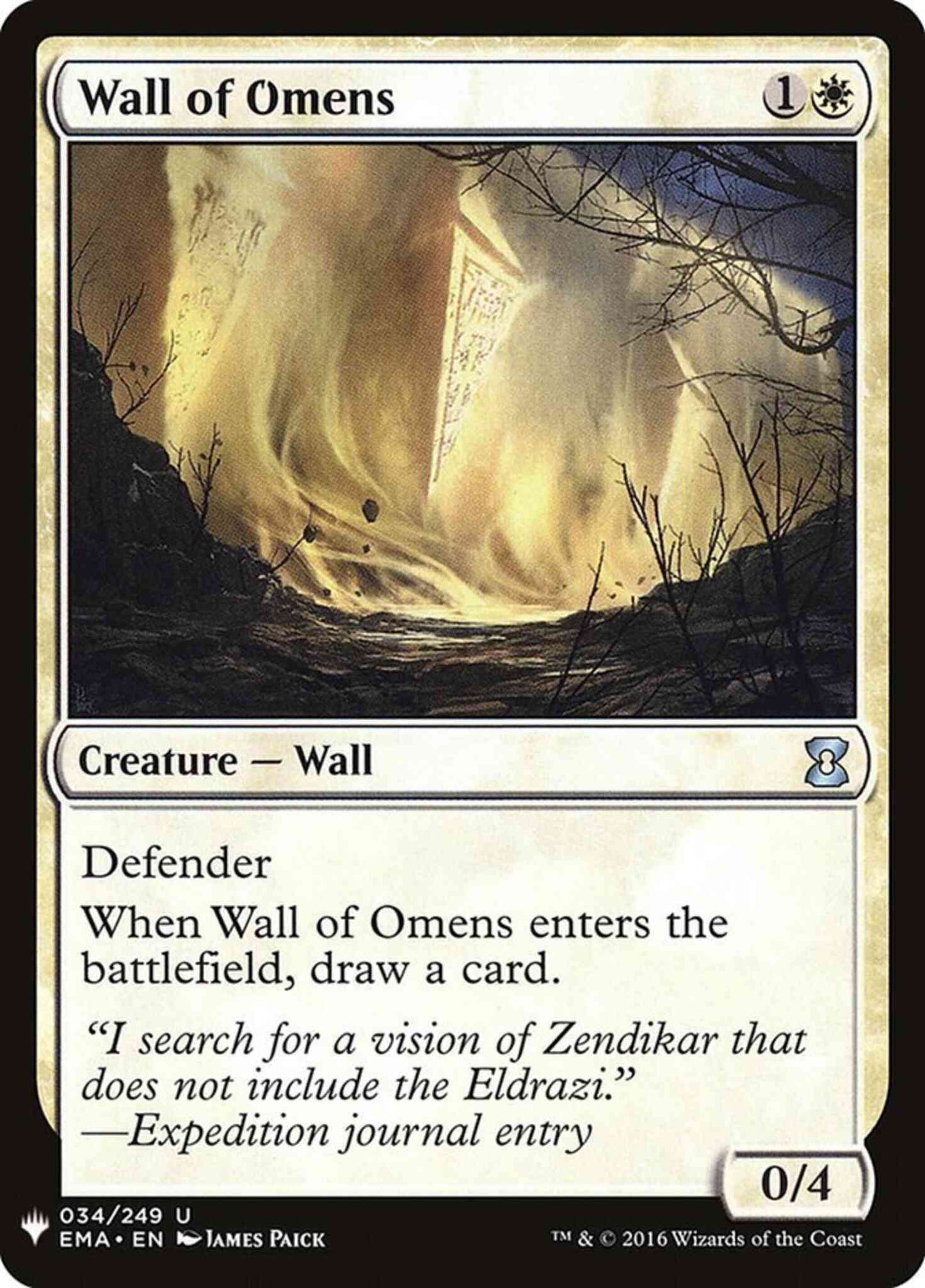 Wall of Omens [EMA-34] [The List] [Non-Foil]