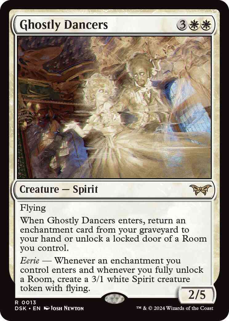 Ghostly Dancers [13] [Duskmourn: House of Horror] [Non-Foil]