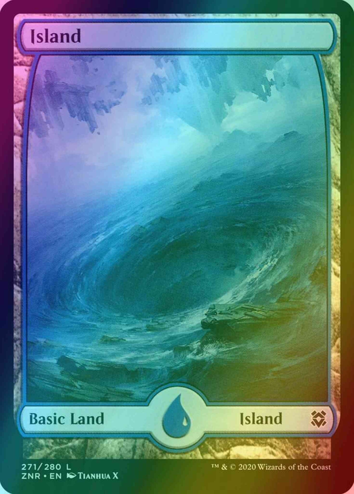 Island [271] [Zendikar Rising] [Foil]