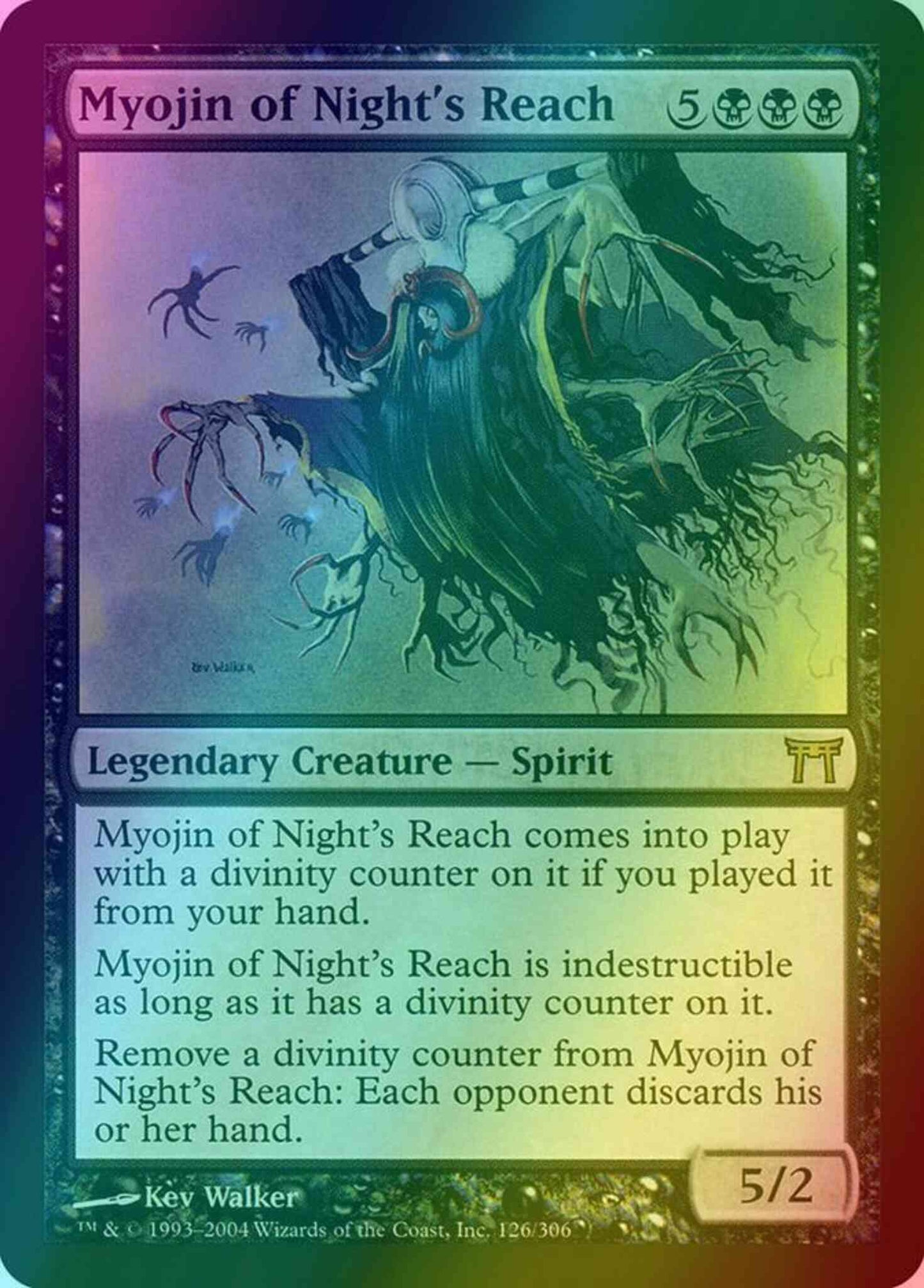 Myojin of Night's Reach [126] [Champions of Kamigawa] [Foil]