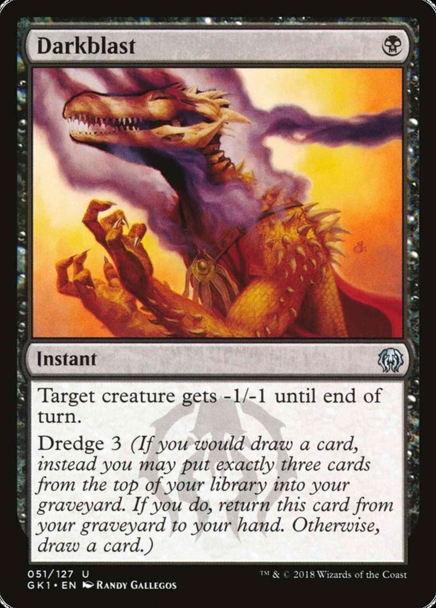 Darkblast [51] [GRN Guild Kit] [Non-Foil]