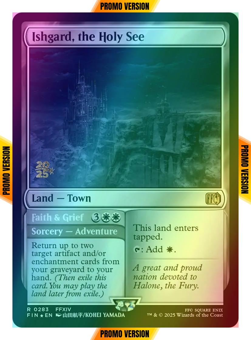 Ishgard, the Holy See // Faith & Grief [283s] [Prerelease] [FINAL FANTASY: Promos] [Foil]