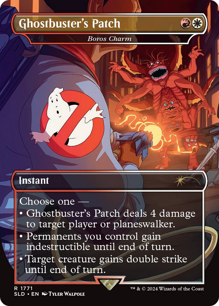 Ghostbuster's Patch - Boros Charm [1771] [Borderless] [The Real Ghostbusters] [Secret Lair Drop] [Non-Foil]