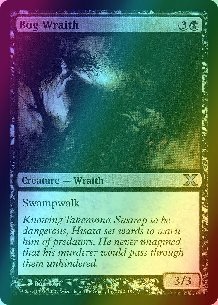Bog Wraith [130] [Tenth Edition] [Foil]
