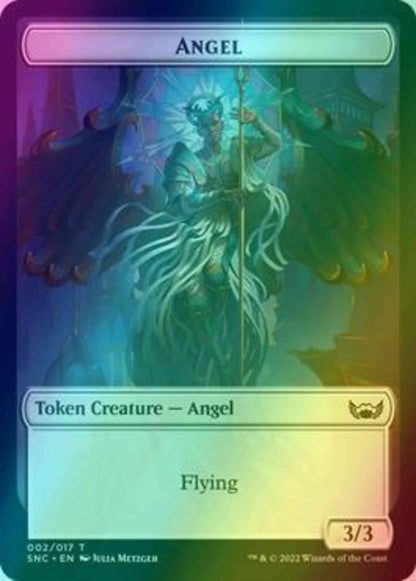 Angel Token (02) // Cat Token (09) [Streets of New Capenna: Tokens] [Foil]