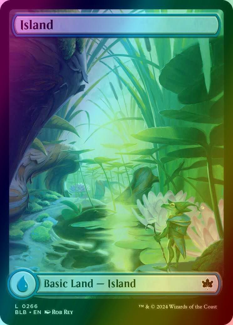 Island [266] [Full Art] [Spring] [Bloomburrow] [Foil]