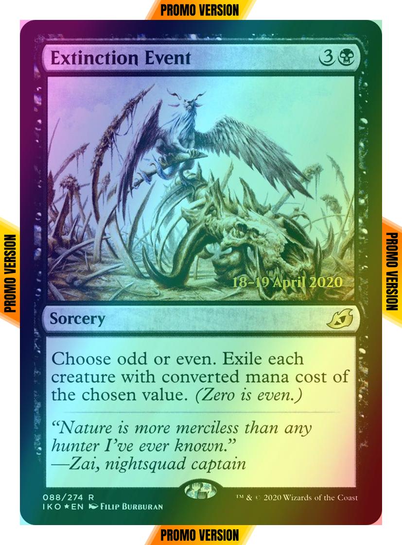 Extinction Event [Prerelease] [88s] [Ikoria: Lair of Behemoths Promos] [Foil]