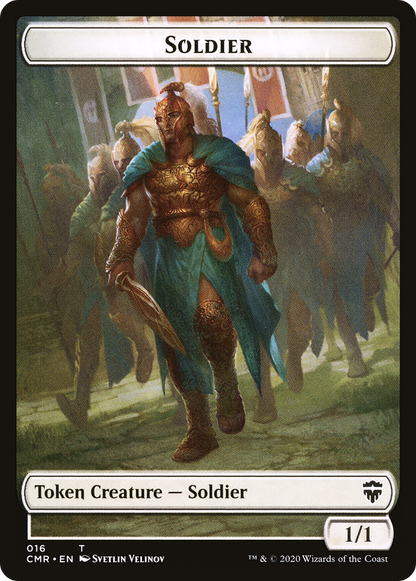 Cat Token (15) // Soldier Token (16) [Commander Legends Tokens] [Non-Foil]