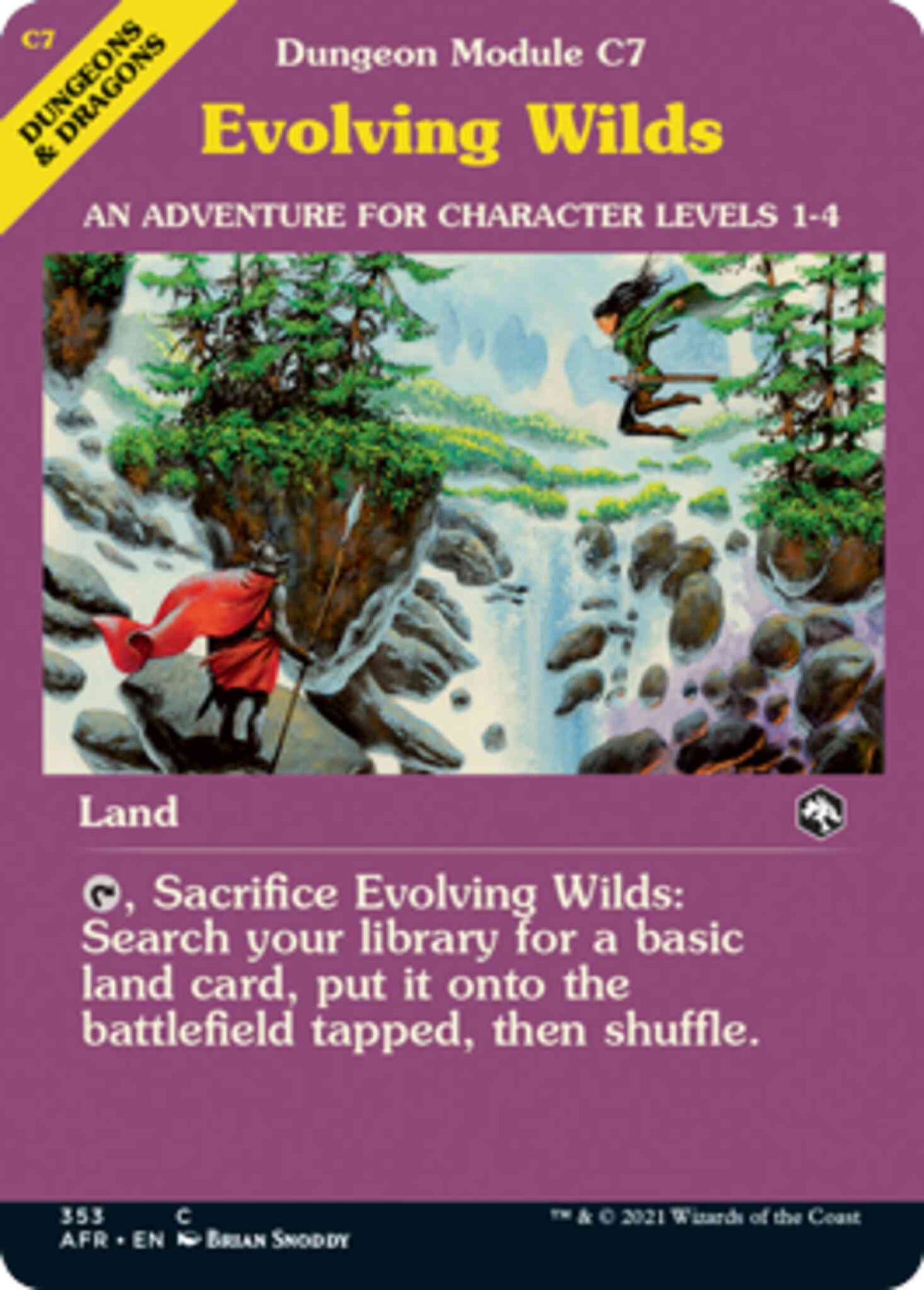 Evolving Wilds [353] [Module Showcase] [Adventures in the Forgotten Realms] [Non-Foil]