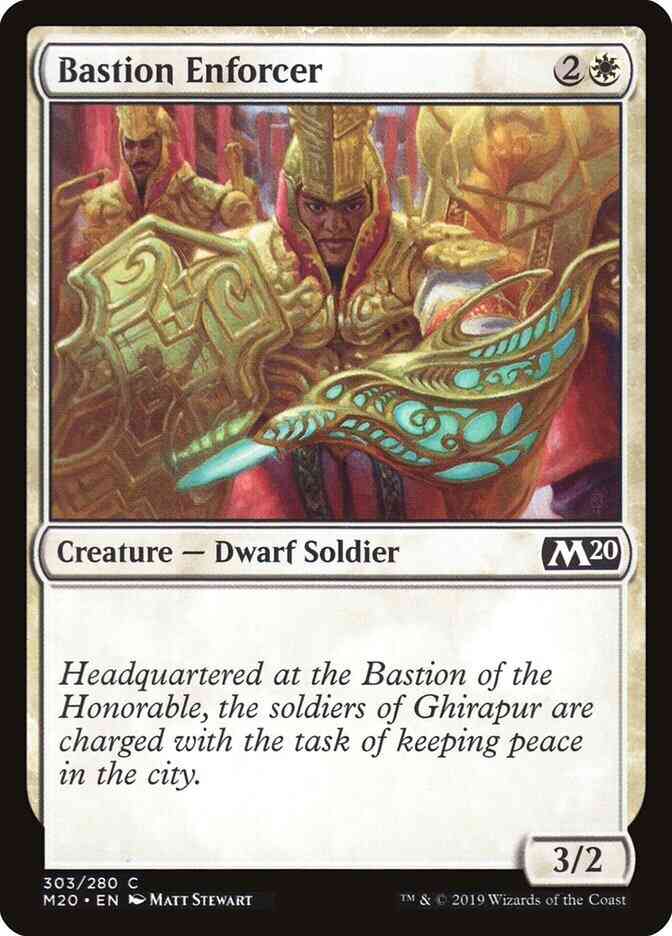Bastion Enforcer [303] [Spellslinger Deck Exclusive] [Core Set 2020] [Non-Foil]