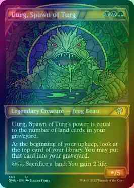 Uurg, Spawn of Turg [365] [Stained Glass Showcase] [Dominaria United] [Textured Foil]