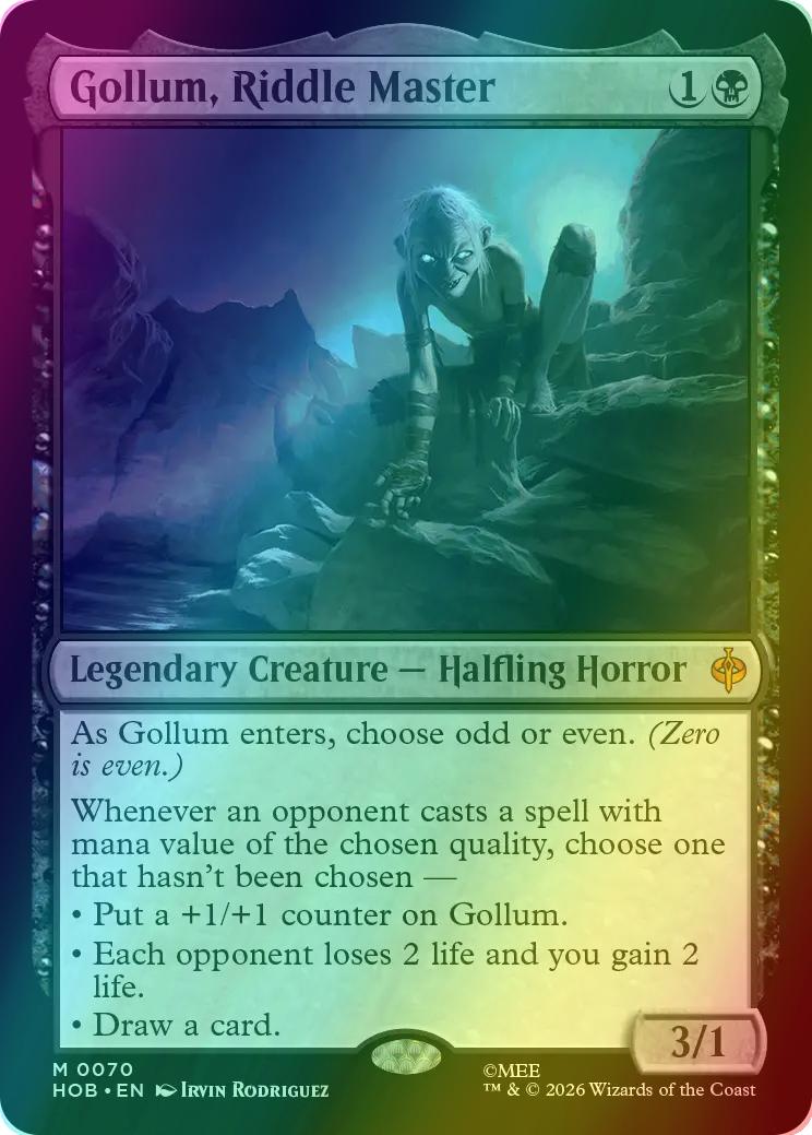 Gollum, Riddle Master [70] [The Hobbit] [Foil]