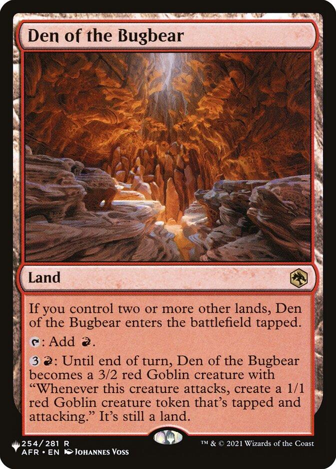 Den of the Bugbear [AFR-254] [The List] [Non-Foil]