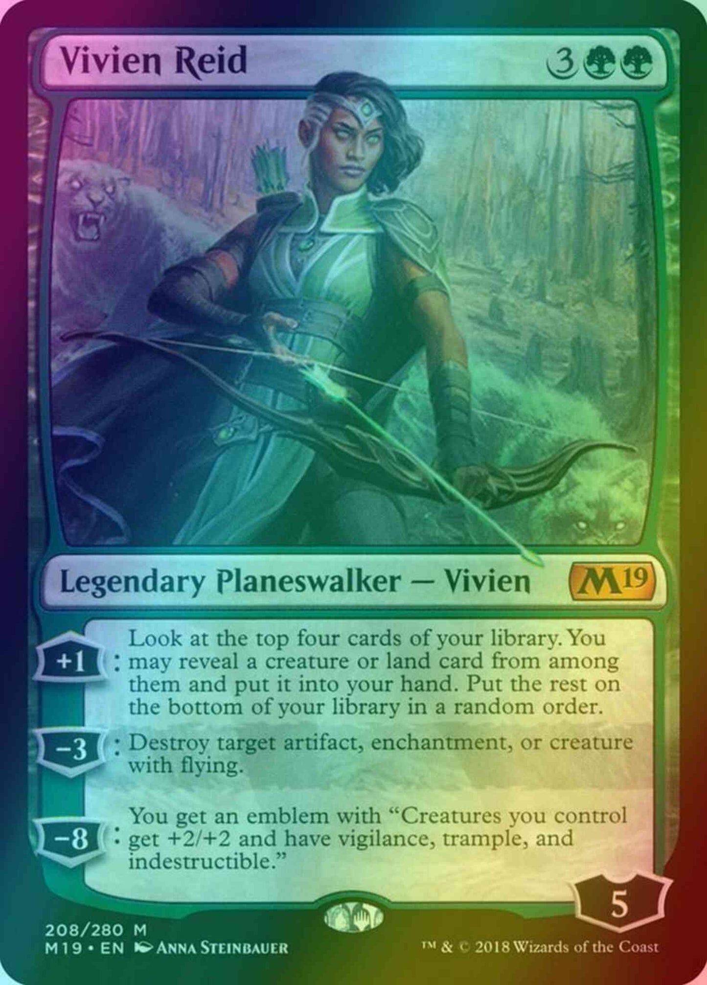 Vivien Reid [208] [Core Set 2019] [Foil]