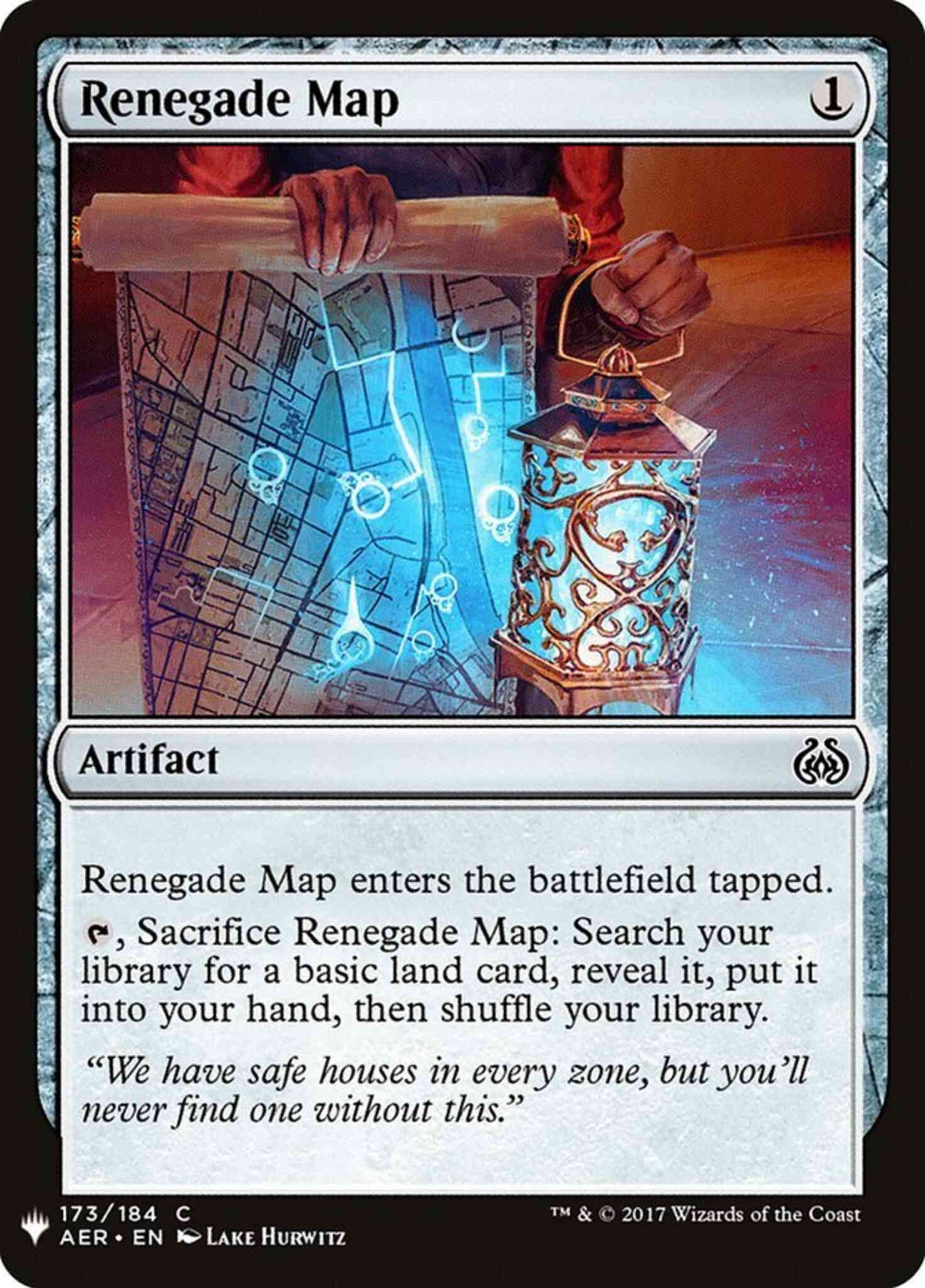 Renegade Map [AER-173] [The List] [Non-Foil]