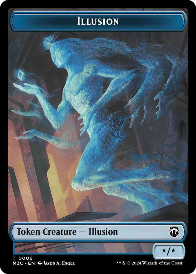 Illusion Token (06) // Servo Token (33) [Modern Horizons 3: Commander: Tokens] [Non-Foil]
