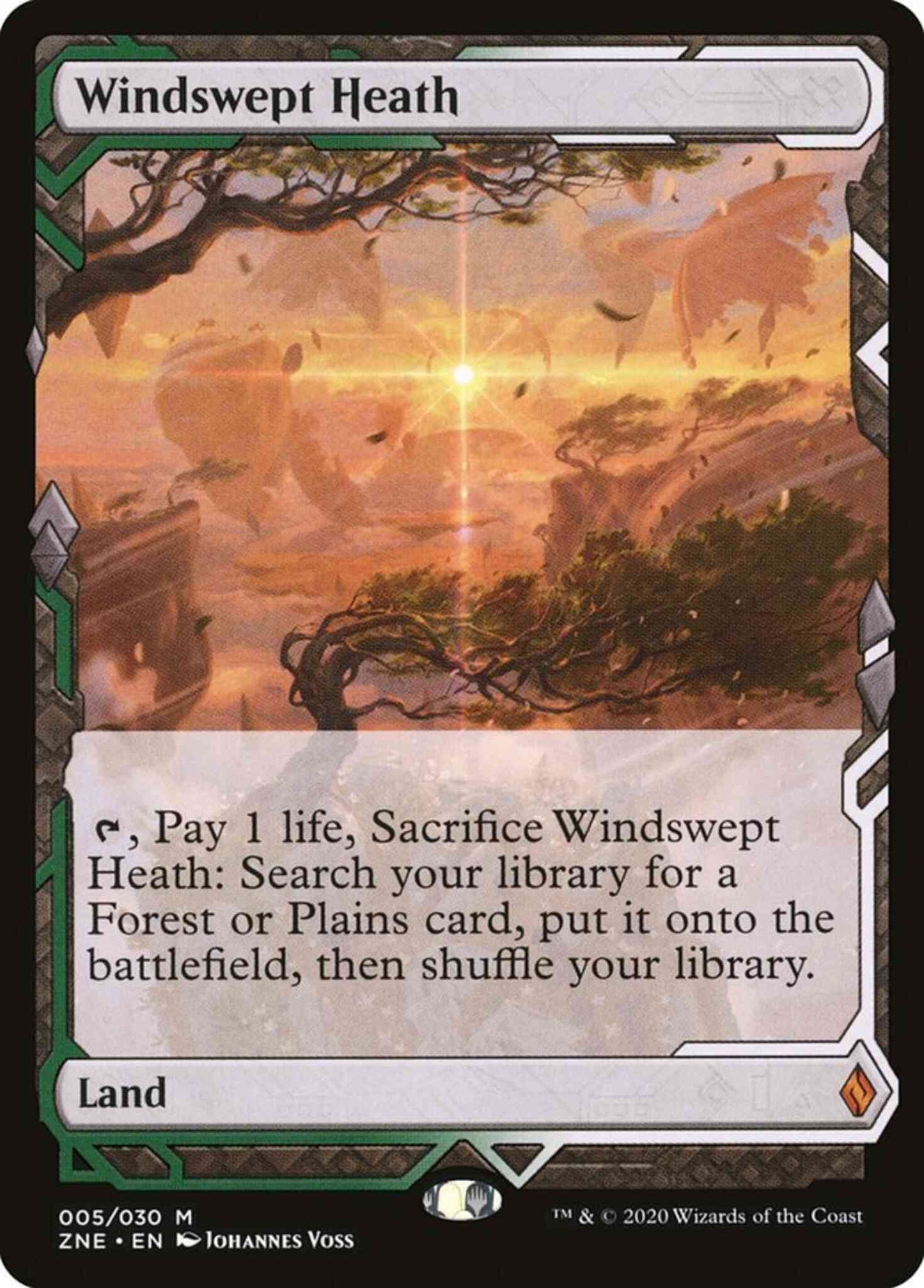 Windswept Heath [5] [Masterpiece Series] [Zendikar Rising Expeditions] [Non-Foil]