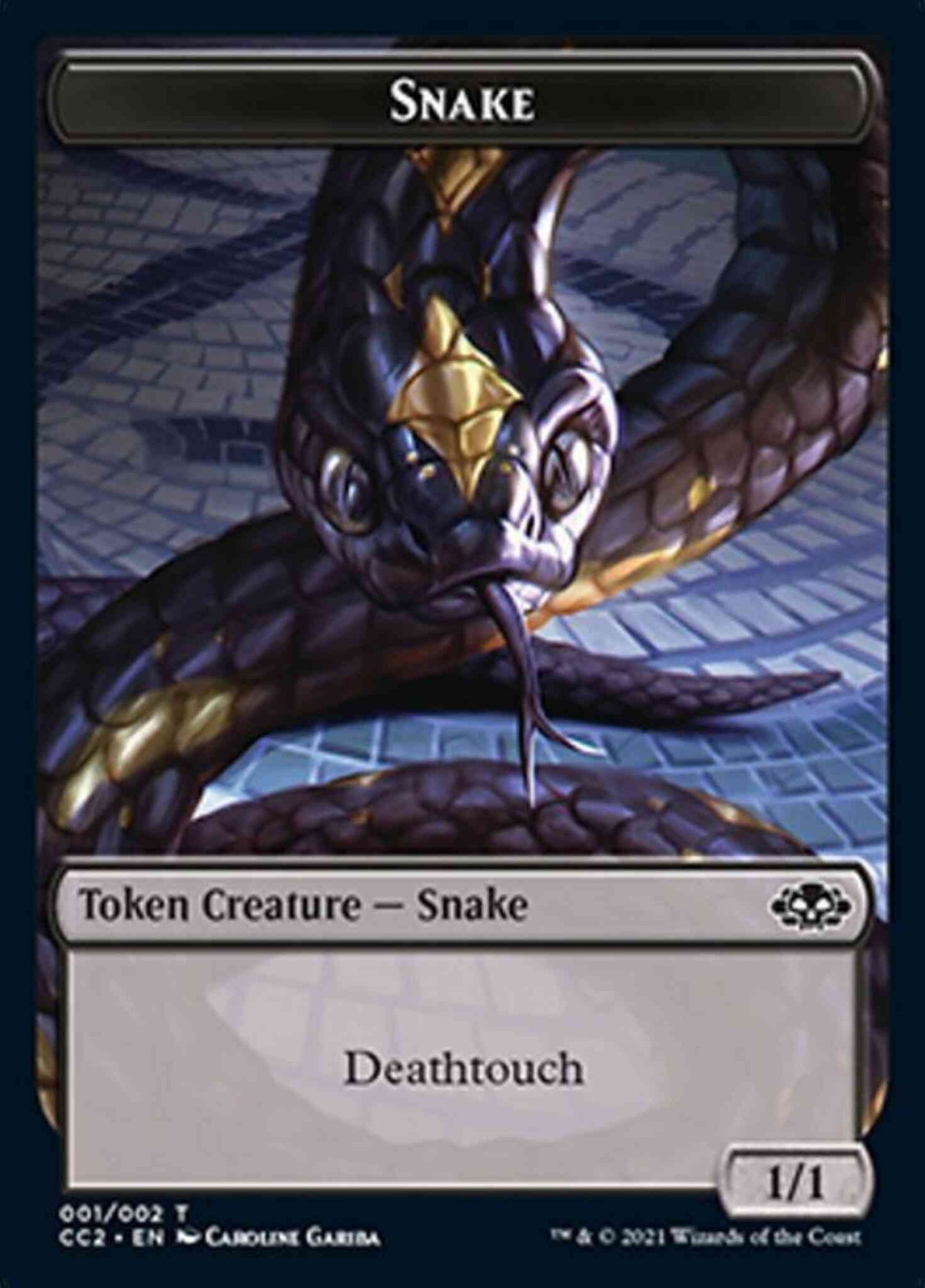 Snake Token (01) // Zombie Token (02) [09] [Commander Collection: Black] [Non-Foil]