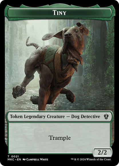 Eldrazi Token (01) // Tiny Token (21) [Murders at Karlov Manor: Commander: Tokens] [Non-Foil]