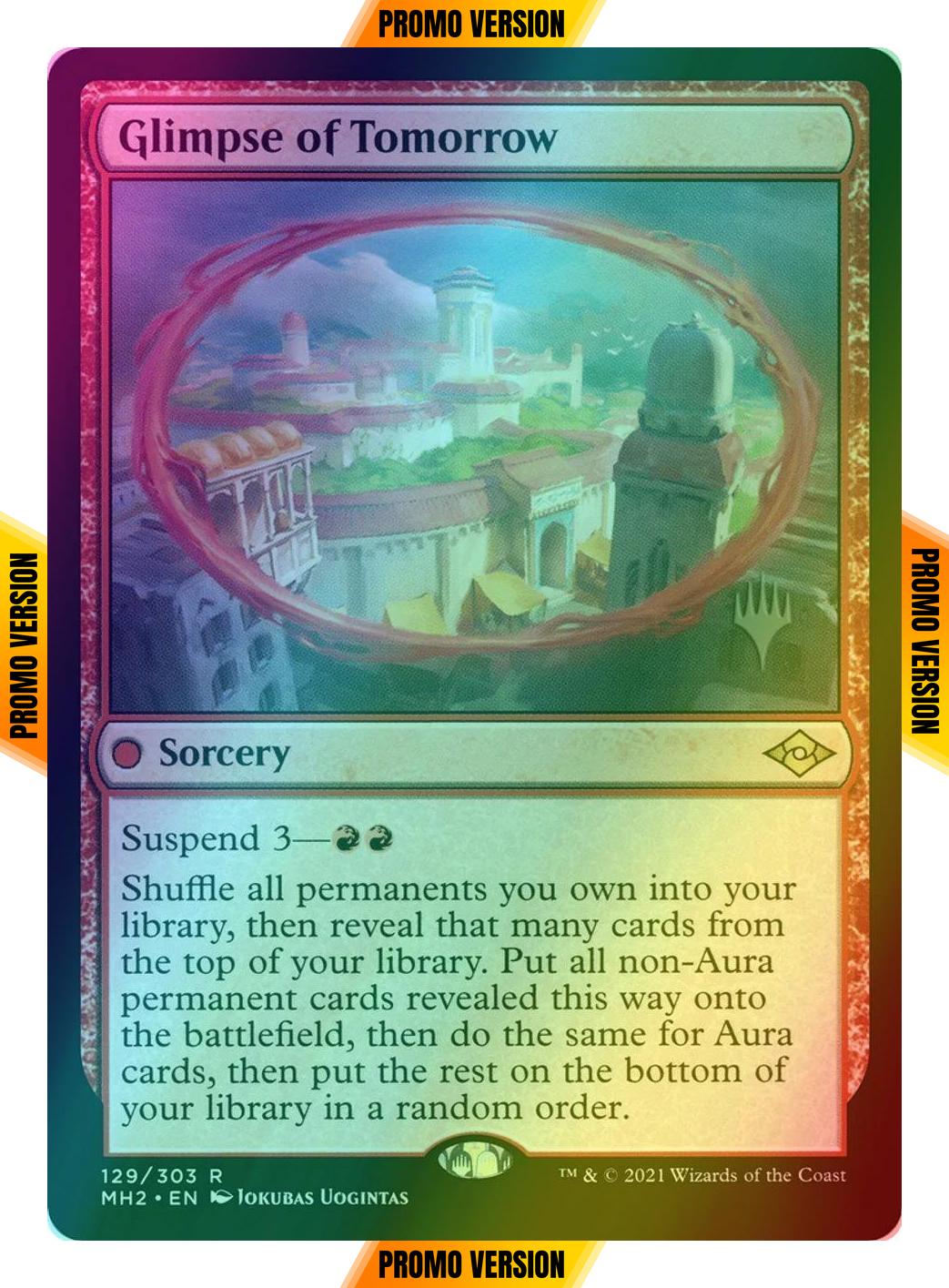 Glimpse of Tomorrow [129p] [Promo Pack] [Modern Horizons 2 Promos] [Foil]