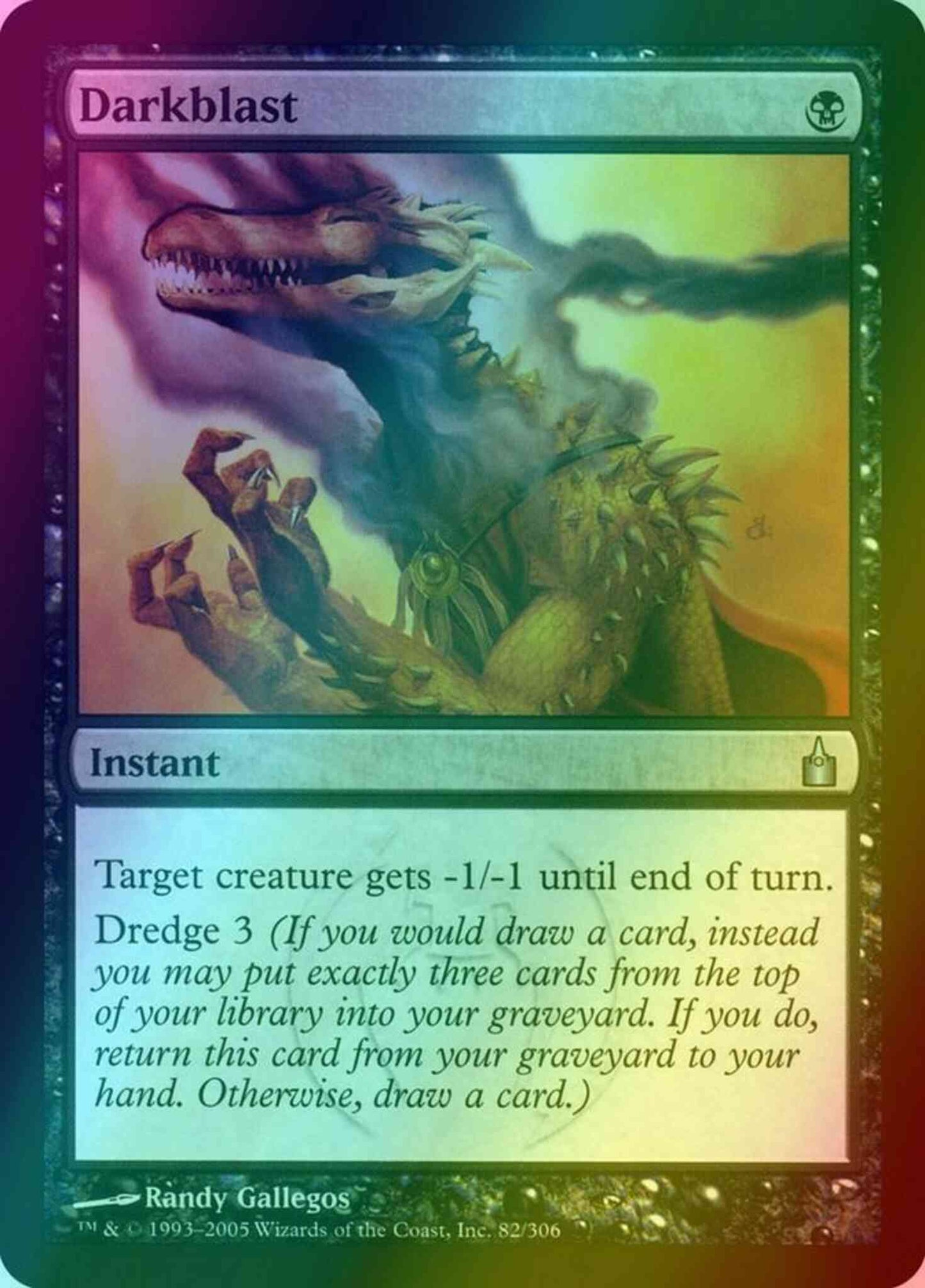 Darkblast [82] [Ravnica City Of Guilds] [Foil]