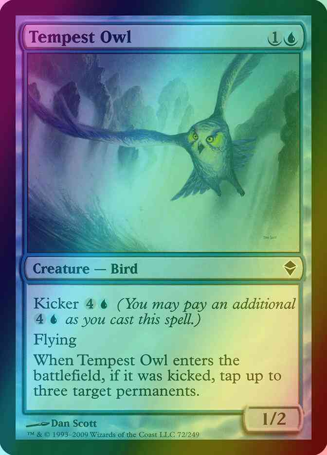 Tempest Owl [72] [Zendikar] [Foil]