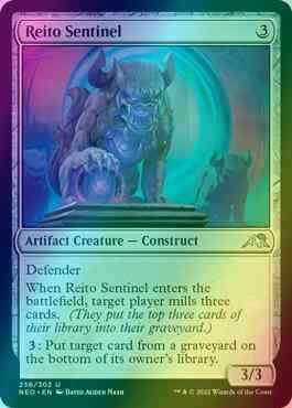 Reito Sentinel [256] [Kamigawa: Neon Dynasty] [Foil]