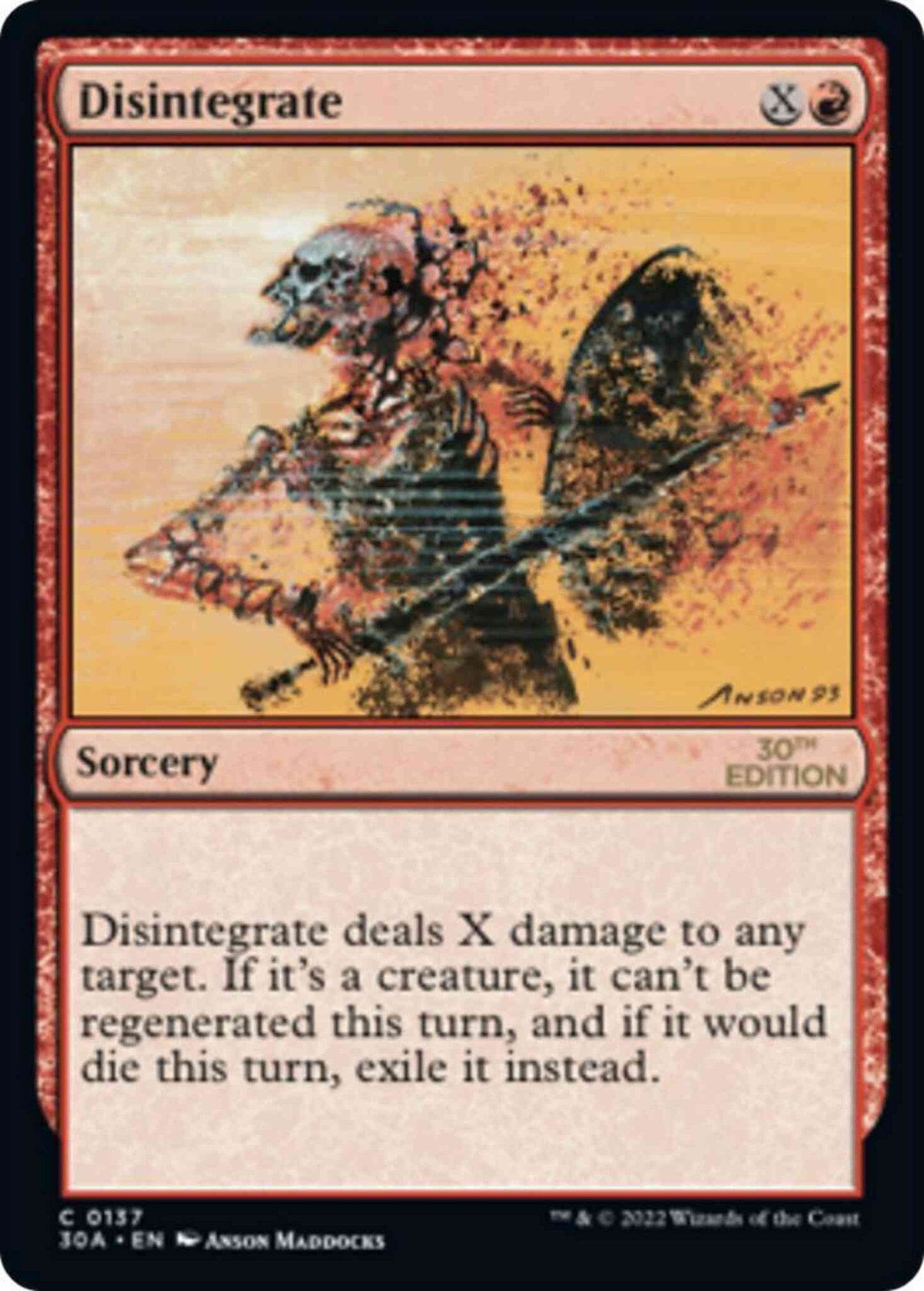 Disintegrate [137] [30th Anniversary Edition] [Non-Foil]