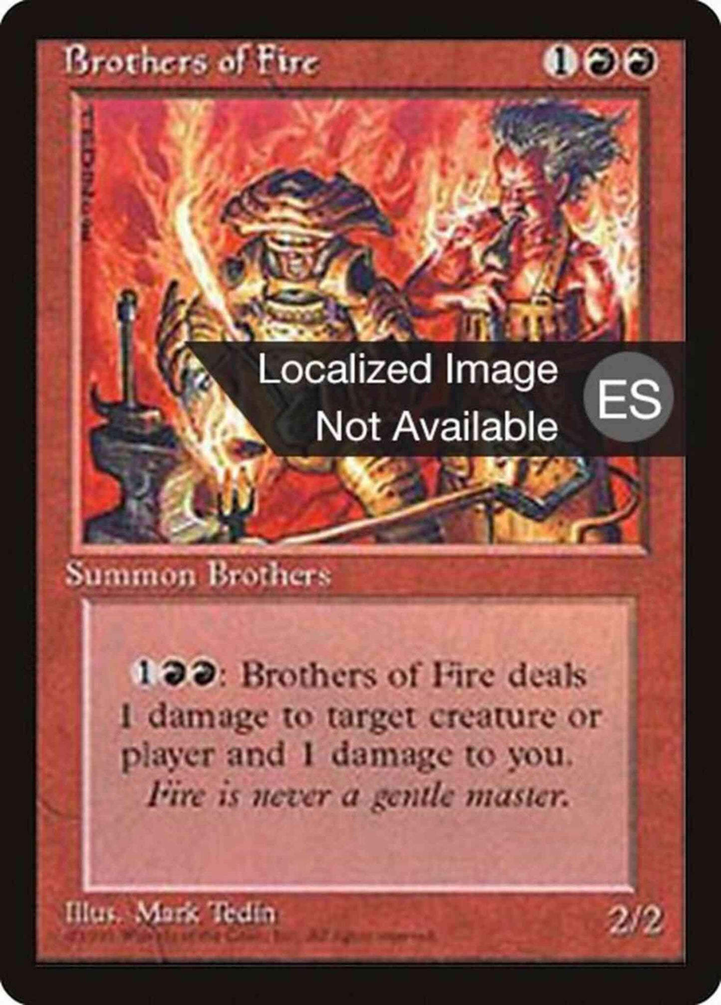 Brothers of Fire - Portuguese [179] [Fourth Edition Black Border: Portuguese] [Non-Foil]