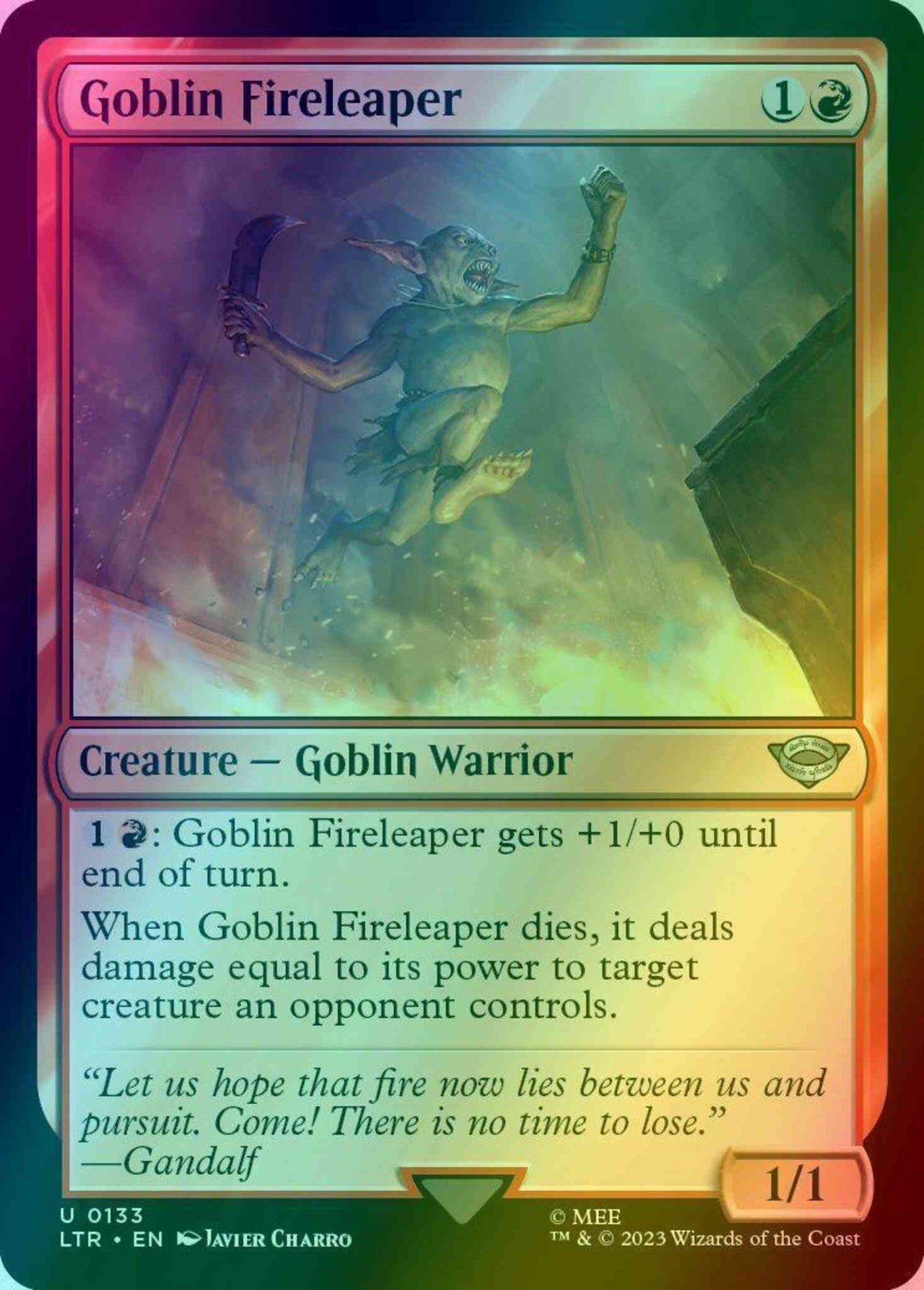 Goblin Fireleaper [133] [The Lord of the Rings: Tales of Middle-earth] [Foil]