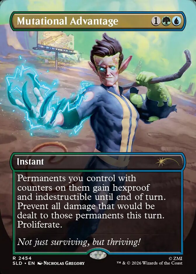 Mutational Advantage [2454] [Borderless] [Fallout: Rad] [Secret Lair Drop] [Non-Foil]