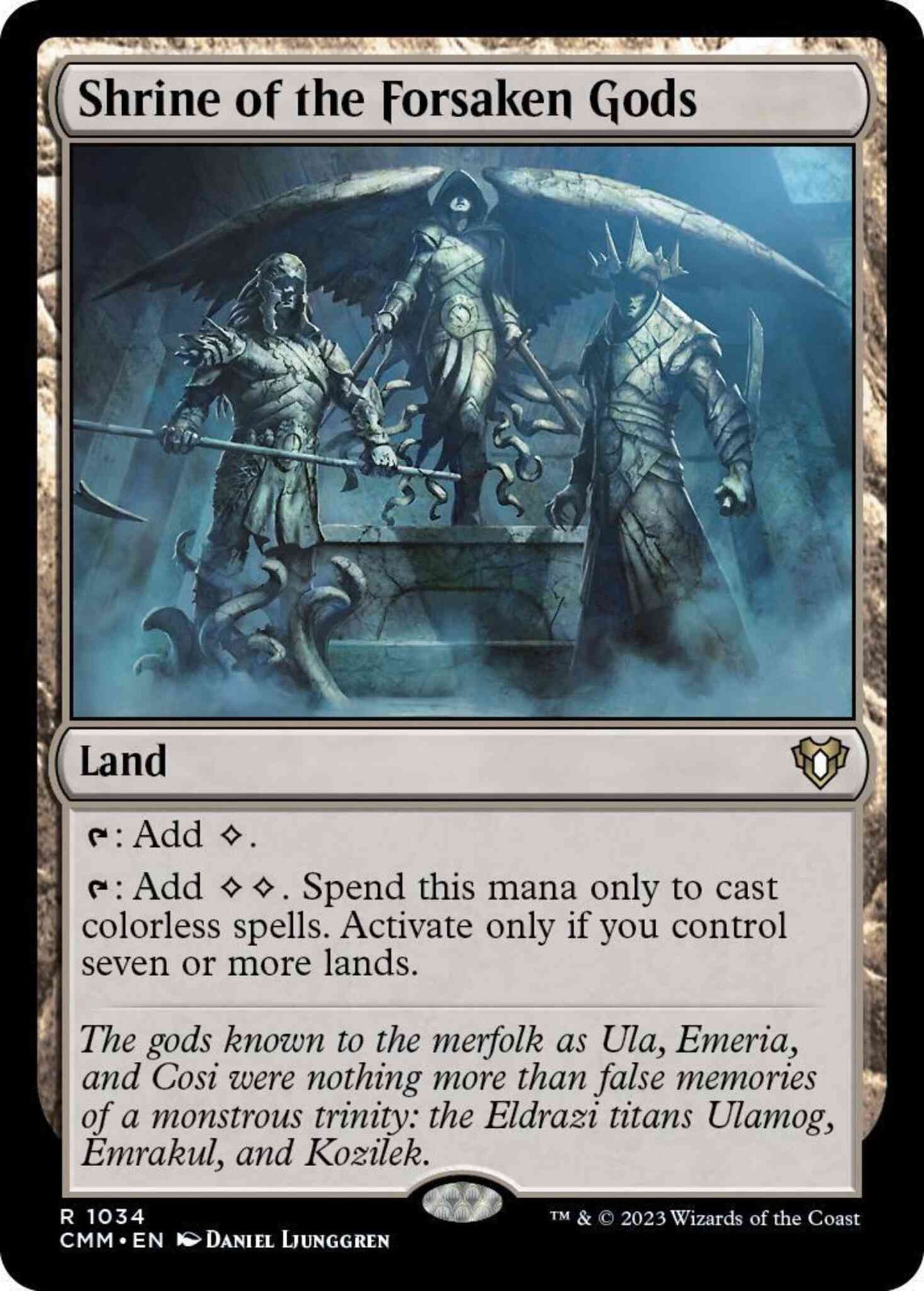 Shrine of the Forsaken Gods [1034] [Commander Masters] [Non-Foil]