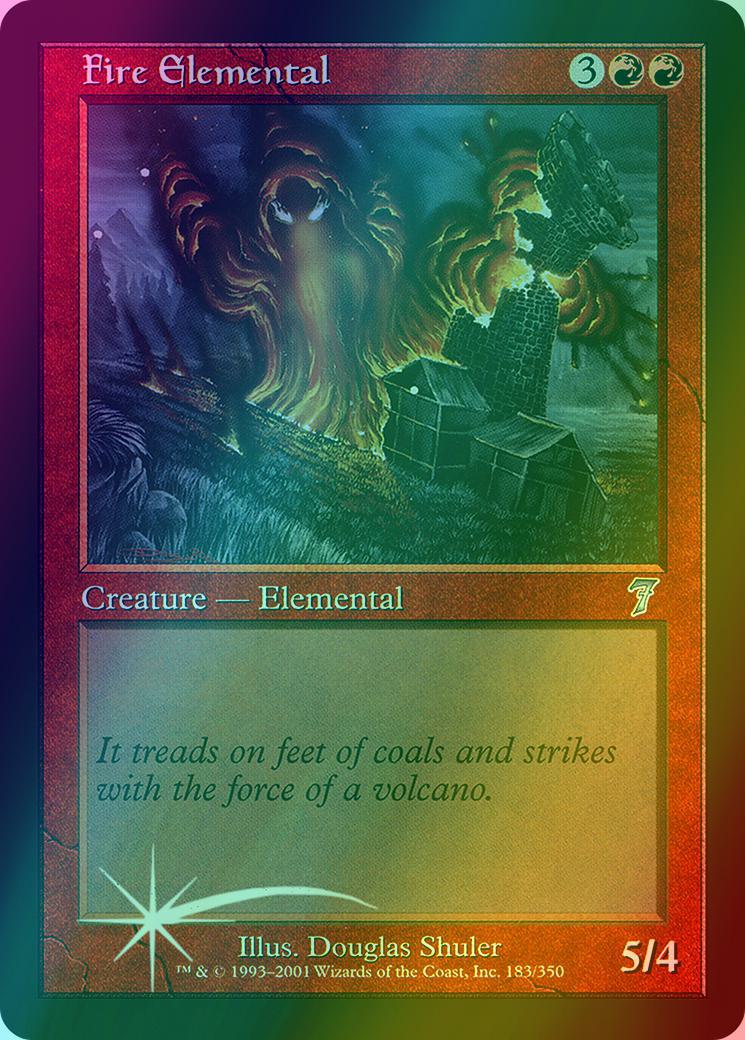 Fire Elemental [183x] [Seventh Edition] [Foil]
