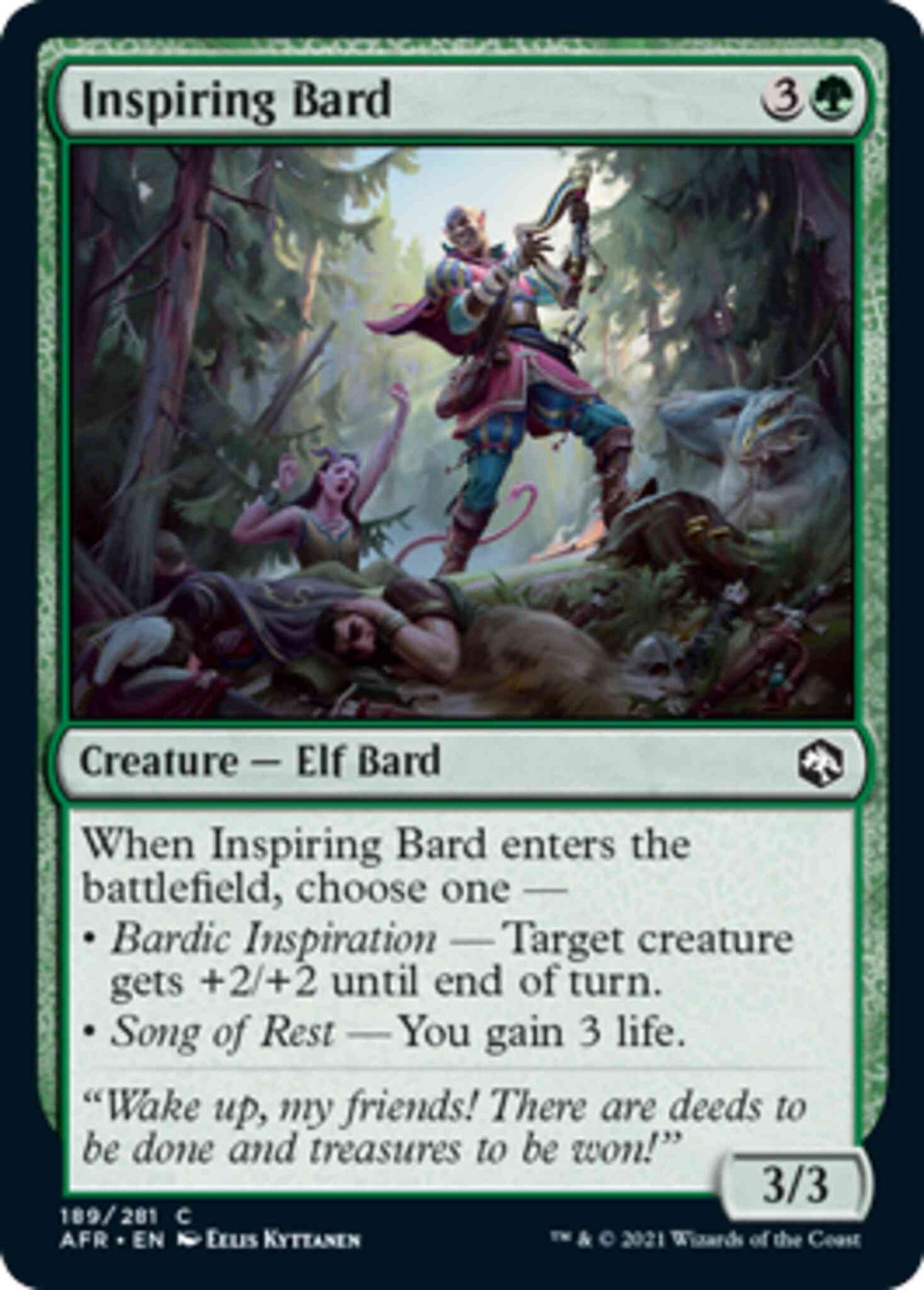 Inspiring Bard [189] [Adventures in the Forgotten Realms] [Non-Foil]