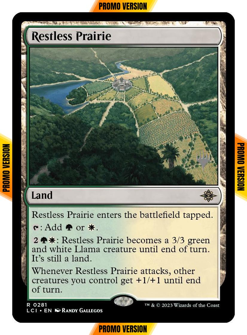 Restless Prairie [281p] [Promo Pack] [The Lost Caverns of Ixalan: Promos] [Non-Foil]