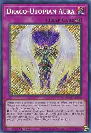 Draco-Utopian Aura - POTE-EN079 - Secret Rare - Unlimited