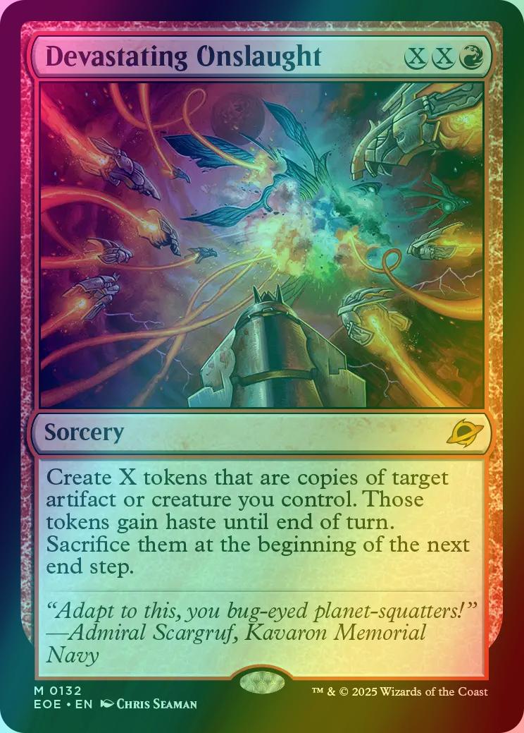 Devastating Onslaught [132] [Edge of Eternities] [Foil]