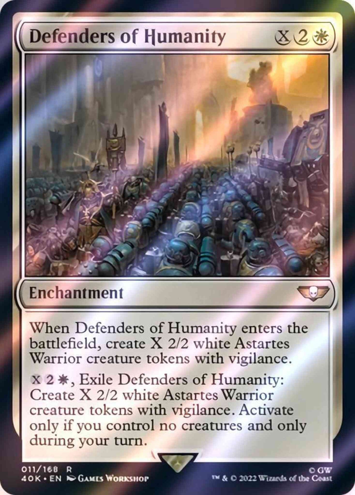 Defenders of Humanity [11] [Universes Beyond: Warhammer 40,000] [Surge Foil]