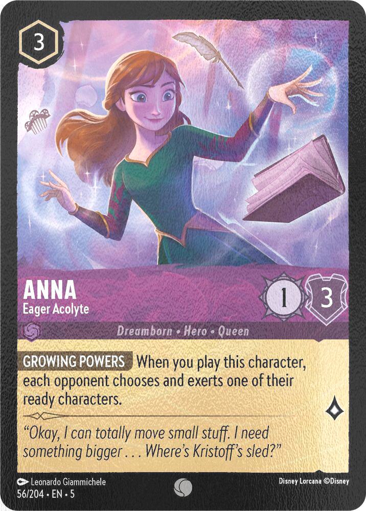 Anna - Eager Acolyte - 56/204 [Shimmering Skies] [Cold Foil]