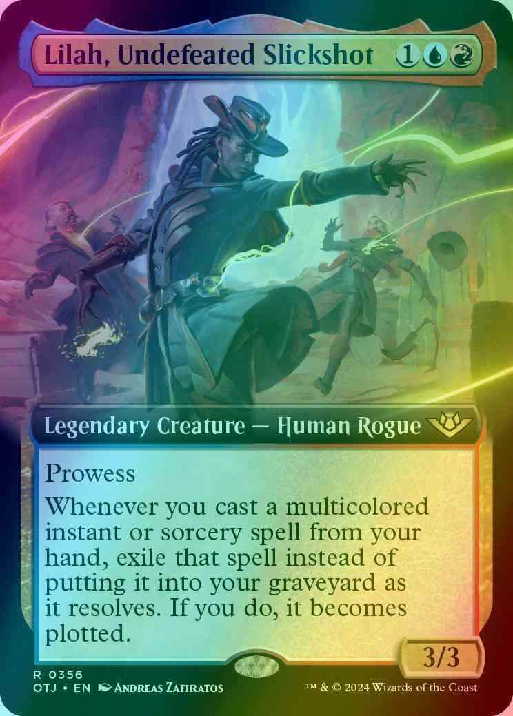 Lilah, Undefeated Slickshot [356] [Extended Art] [Outlaws of Thunder Junction] [Foil]