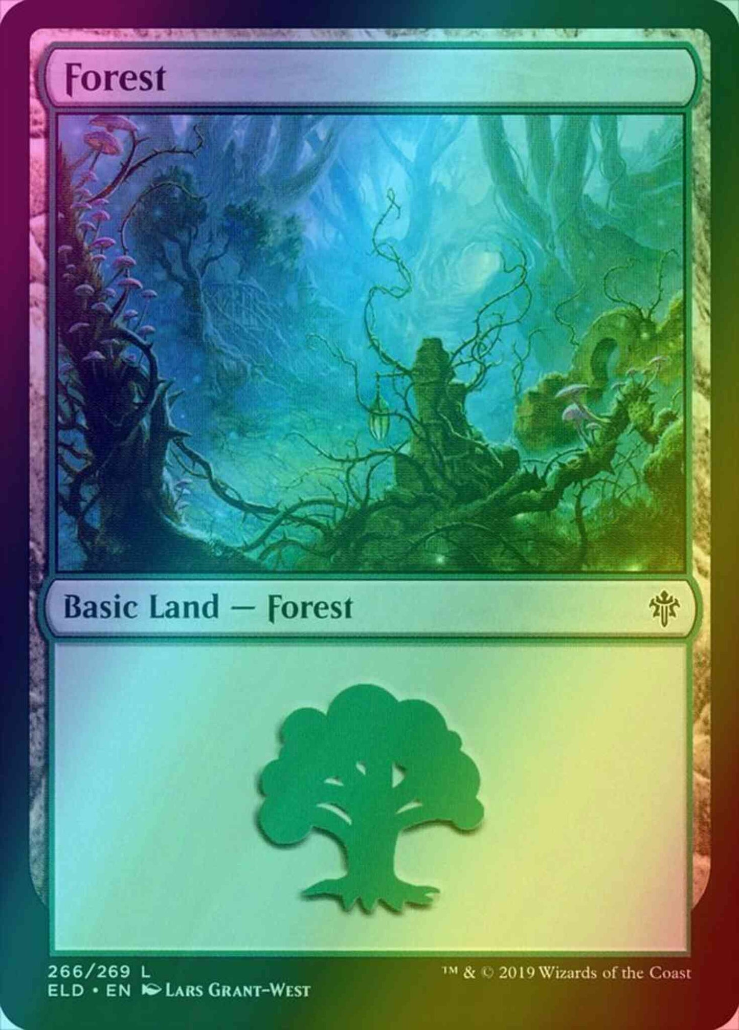 Forest [266] [Throne of Eldraine] [Foil]